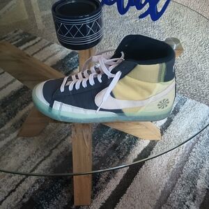 Nike Athletic Shoes - Black, Yellow, White